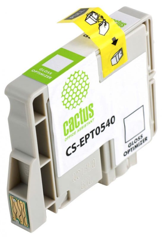 Картридж струйный Cactus CS-EPT0540 T0540 глянец (16.2мл) для Epson Stylus Photo R800/R1800 с чипом