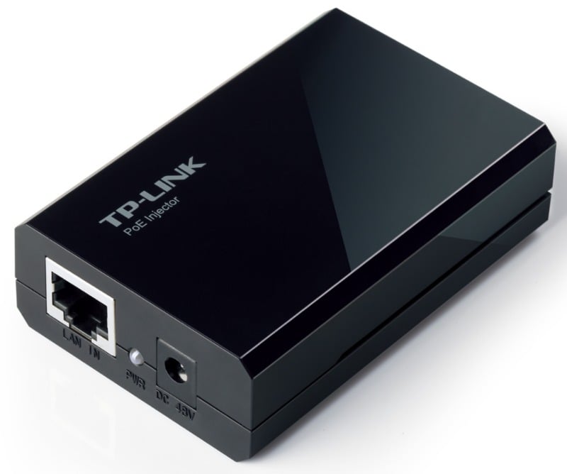 POE150S - PoE-инжектор, TP-Link, POE150S, 10/100/1000 Мбит/с, 2 порта 10/100/1000 Мбит/с (разъём RJ45),15.4W,802.3af, Автосогласование/Авто-MDI/MDIX,1 разъём питания 48 В постоянного тока