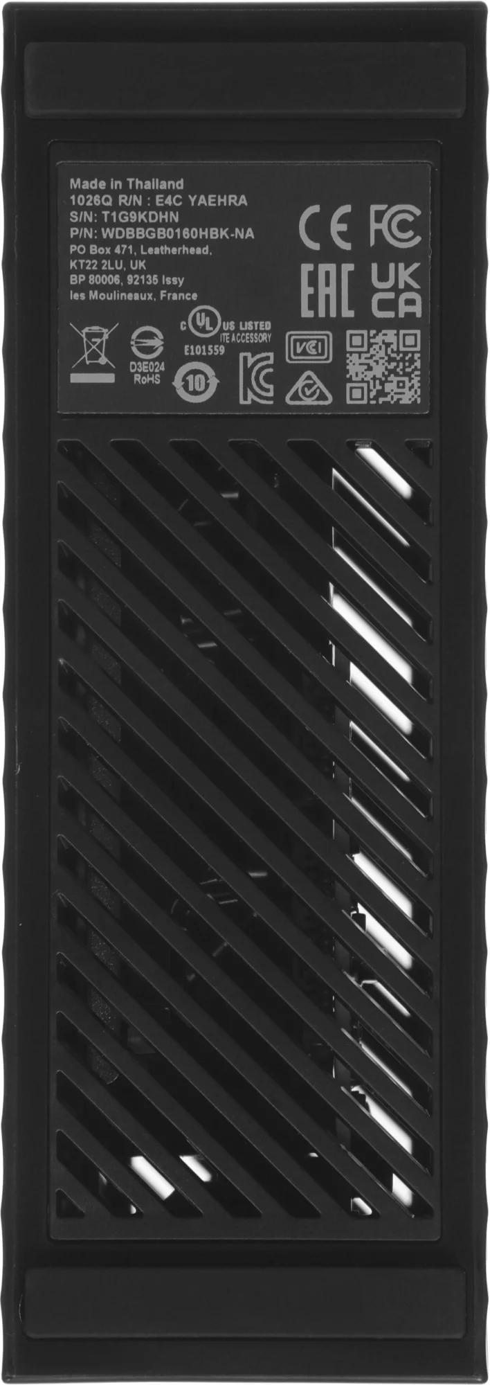 Жесткий диск WD USB3.0 16TB WDBBGB0160HBK-EESN My Book 3.5" черный