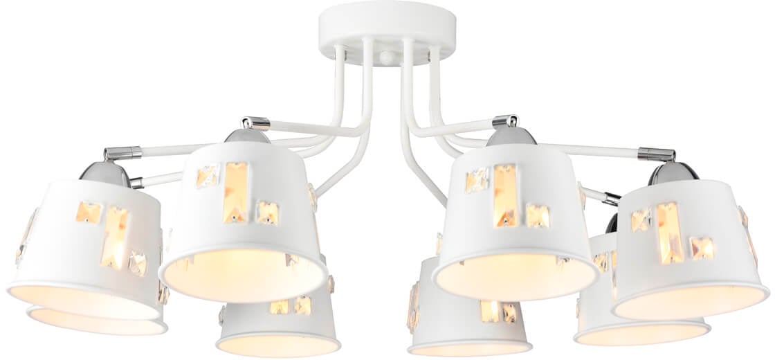 Hiper H188-8 Люстра HIPER H188-8  8E2760Вт  WHITE