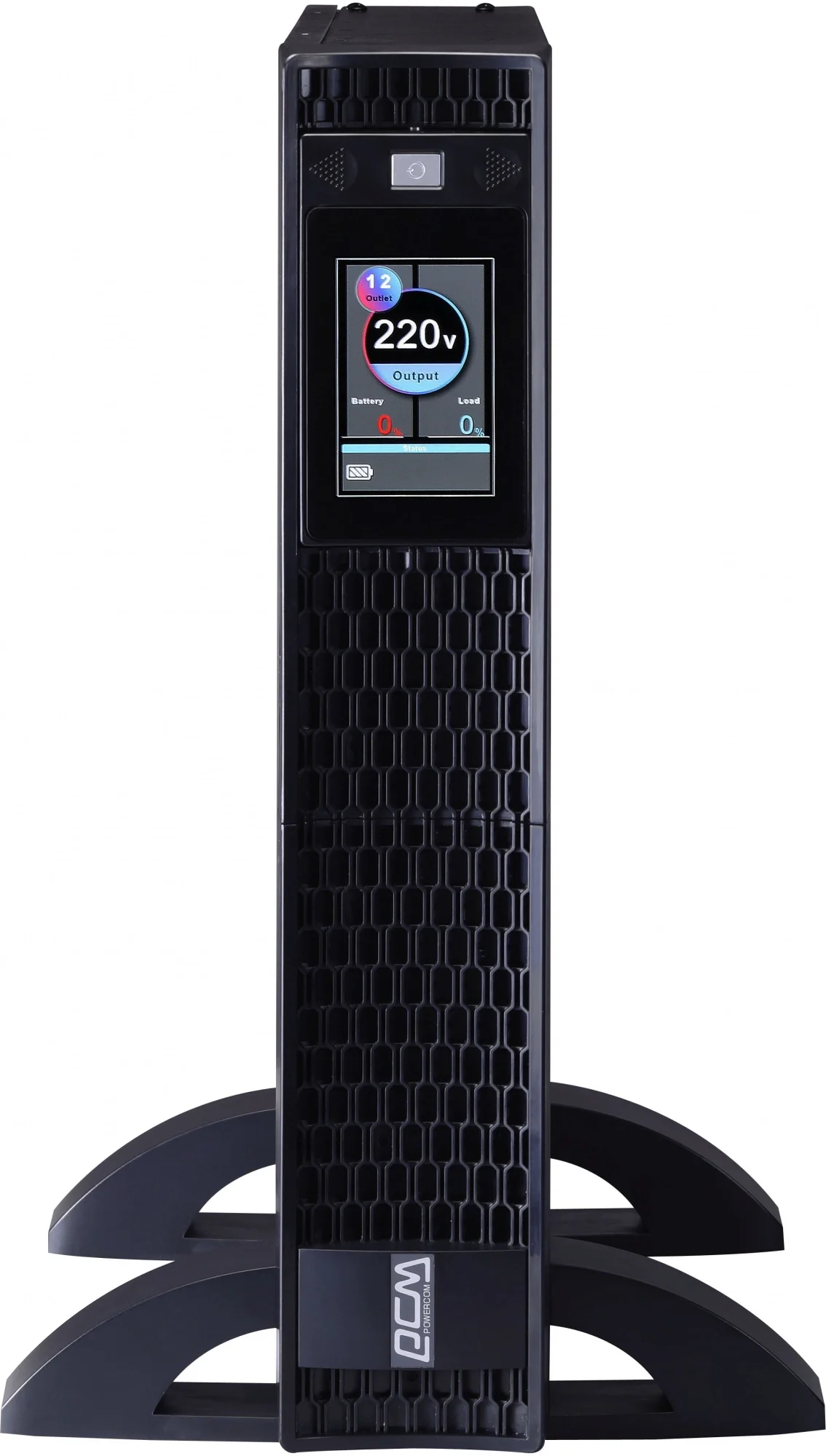 Источник бесперебойного питания Powercom Next, On-Line, 2000VA/2000W, Rack/Tower, 8*IEC320-C13 + 2*C19, LCD, Serial+USB, SmartSlot, подкл. доп. Батарей (2027228)