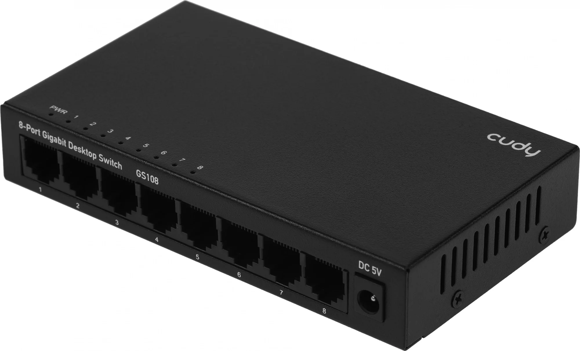 Коммутатор Cudy GS108, 8×1GbE, Desktop, металл