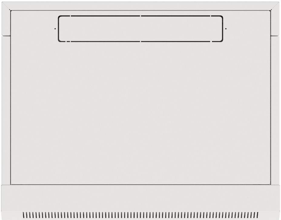 NTSS Шкаф настенный телекоммуникационный NTSS W 9U 600х600х500мм, 2 профиля 19, дверь стеклянная, боковые стенки съемные, задняя стенка, разобранный, серый RAL 7035 NTSS-W9U6060GS-2