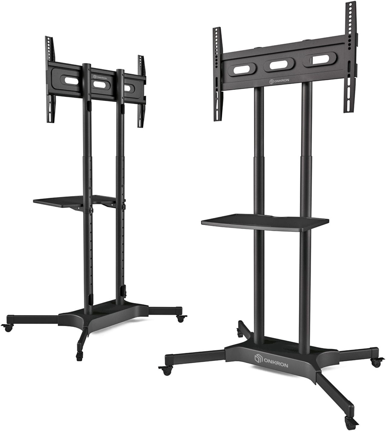 ONKRON Подставка для телевизора TS1351 черный 32"-65" макс.50кг напольный мобильный