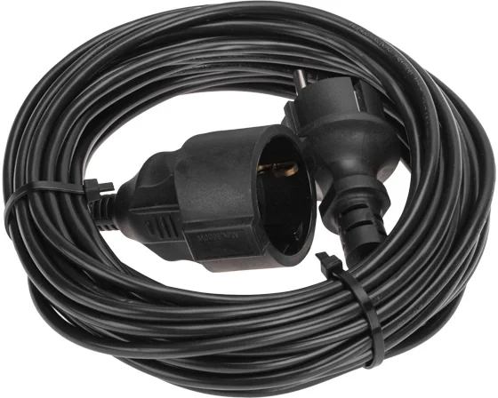 Удлинитель силовой PROconnect PROc-Uc (13-4909) 3x0.75кв.мм 1розет. 10м ПВС 6A без катушки черный