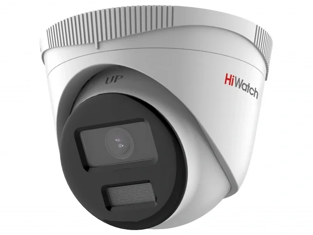 Камера видеонаблюдения IP HiWatch Ecoline IPC-T020(C) (2.8mm), 1920x1080, 2.8мм, ИК 30м, 2Мп, 1/2.9" CMOS, уличная, купольная, белый