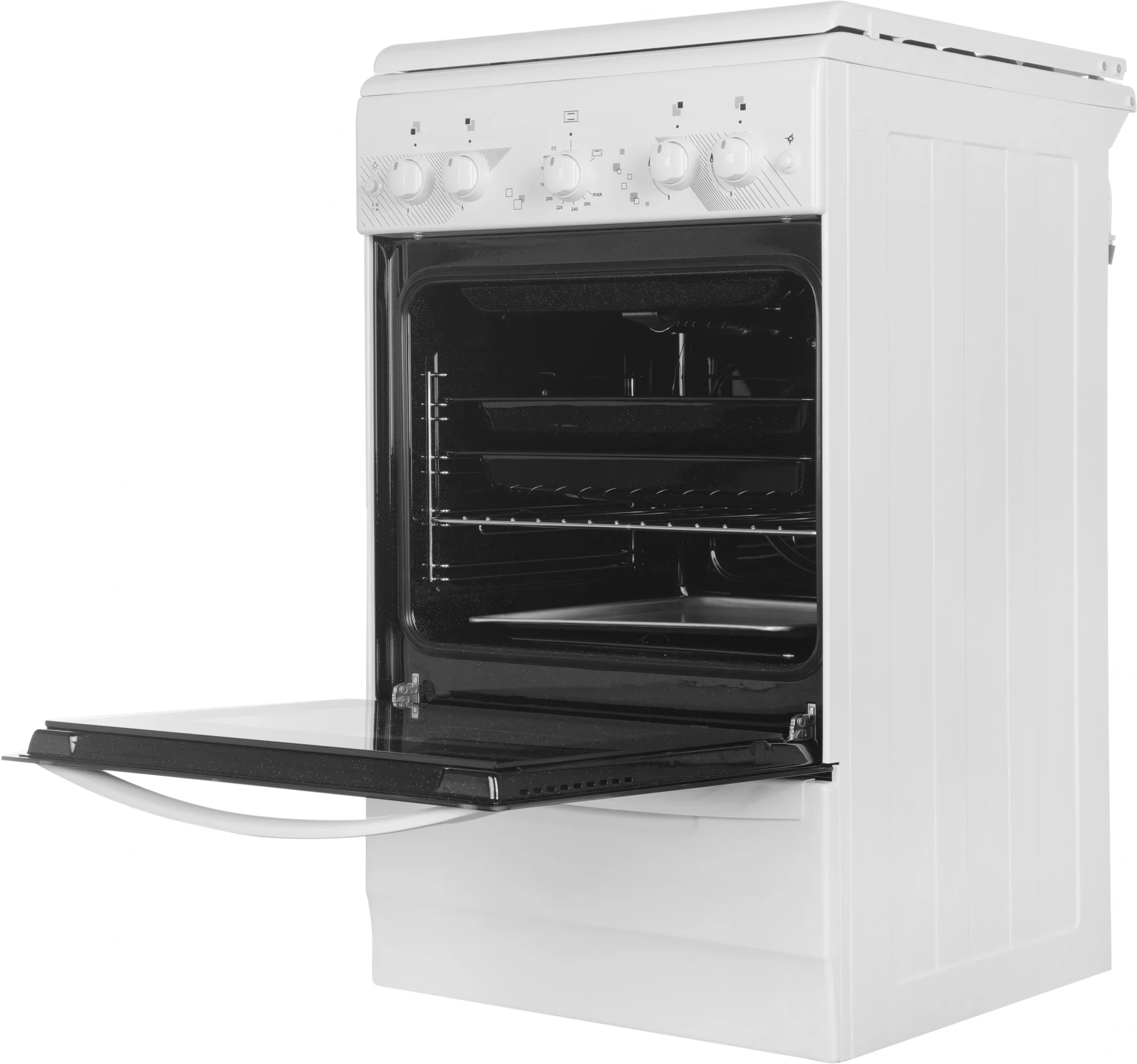Плита газовая Gefest ПГ 5100-02 0309 белый, конфорок 4 шт, духовка 52 л, 50 см x 85 см x 58.5 см