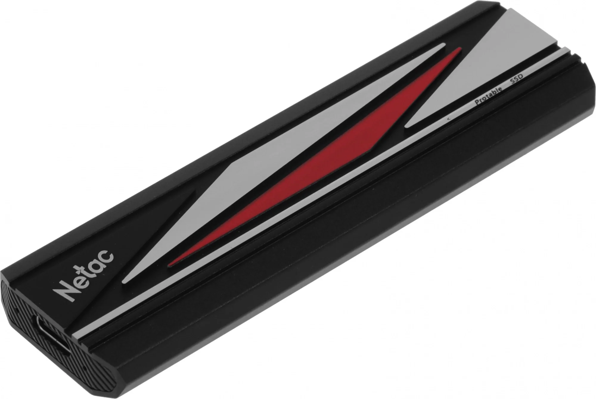 Внешний жесткий диск SSD 1TB USB 3.2 Gen 2x2 Type-C Netac ZX20L NT01ZX20L-001T-32BK черный (до 2000/1800 МБ/с, в комплекте кабели Type-C - Type-C и Type-C - Type-A)