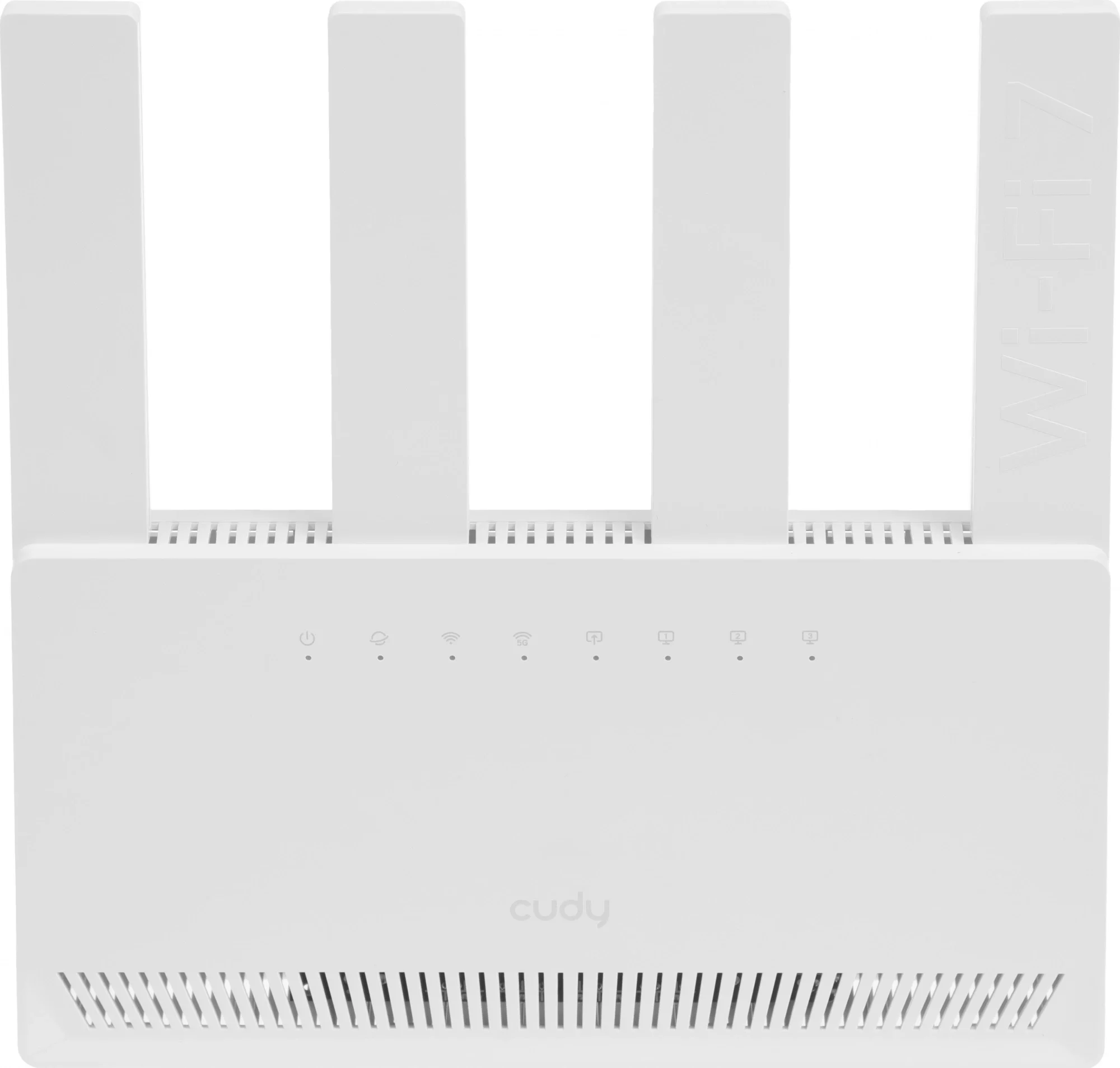 Беспроводной маршрутизатор Cudy WR3600E, BE3600 Gigabit Dual Band Wi-Fi 7 Mesh Router, Chipset Broadcom, 802.11be/ax/ac/a/b/g/n, 2882Mbps at 5GHz + 688Mbps at 2.4GHz, 4 x 10/100/1000Mbps Ports, 4 x 5dBi fixed antennas, WiFi router/AP/ Repeater/WISP Mode, PPTP/L2TP/OpenVPN/WireGuard, MLO, MU-MIMO, Guest network, WPS, DDNS, IPv6, IPTV, WOL, WPA3, TR069/TR098/TR111/TR181, Cudy APP