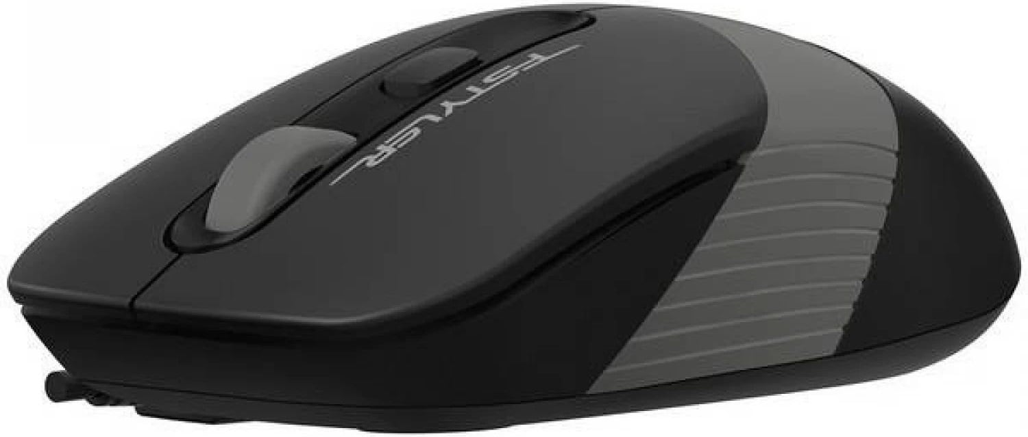 Мышь A4Tech Fstyler FM10S черный/серый оптическая 1600dpi silent USB 3but (FM10S USB GREY)