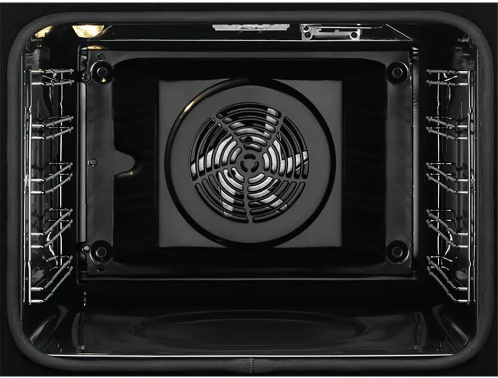 Встраиваемые электрические духовки ELECTROLUX/ Электрический духовой шкаф  с конвекцией, приготовление на пару, объем 72 л, автопрограммы, очистка пиролитическая, 3 стекла в дверце, направляющие проволочные + телескопические (1 уровень), термощуп