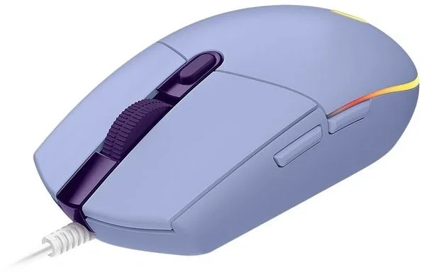Мышь Logitech G102 LightSync сиреневый оптическая 8000dpi USB 6but (910-005857)