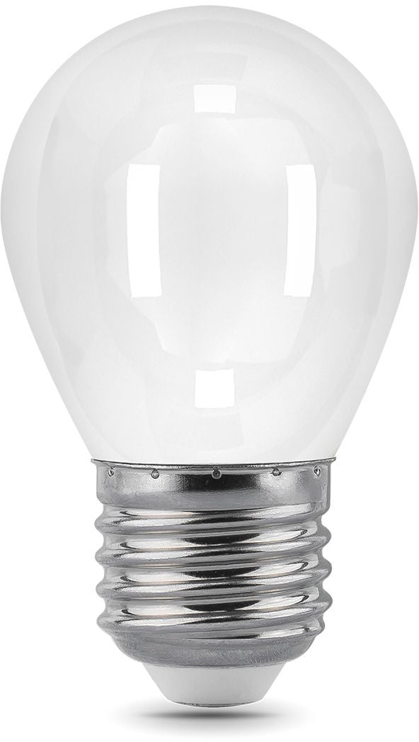 GAUSS 105202205 Лампа светодиодная LED 5 Вт 450 Лм 4100К белая Е27 Шар  milky  Filament  Gauss (105202205)