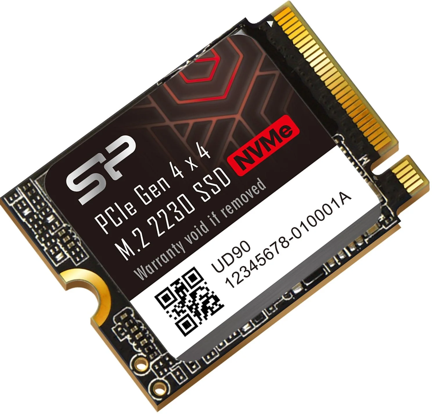 Накопитель SSD Silicon Power 2Tb M-Series UD90 SP02KGBP44UD9007, PCI-E 4.0 x4, NVMe (SP02KGBP44UD9007)
