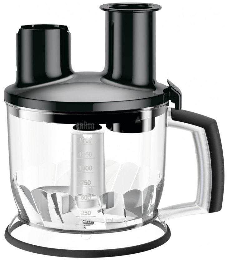 Блендер погружной Braun MQ7087X 850 Вт, черный/серебристый