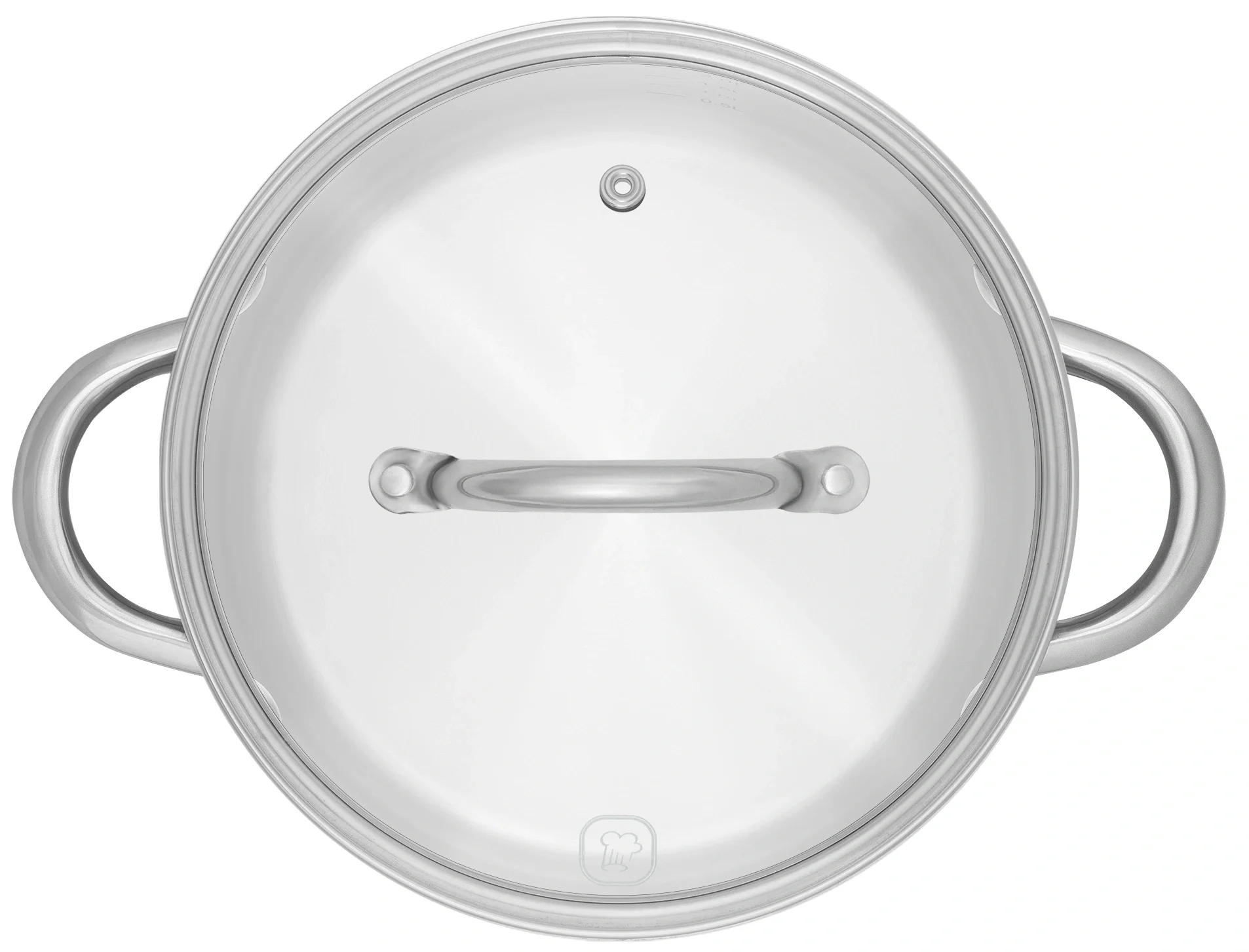 Кастрюля Rondell Point RDS-1311 2.8 л. d=20 см, с крышкой, нержавеющая сталь 18/10