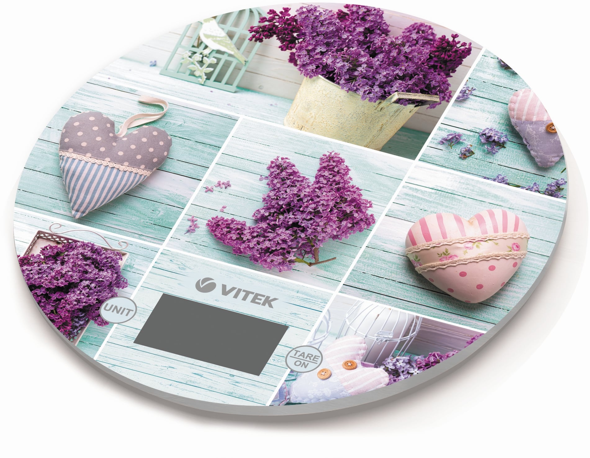 Весы кухонные электронные Vitek VT-2426  макс.вес:5кг  сиреневый
