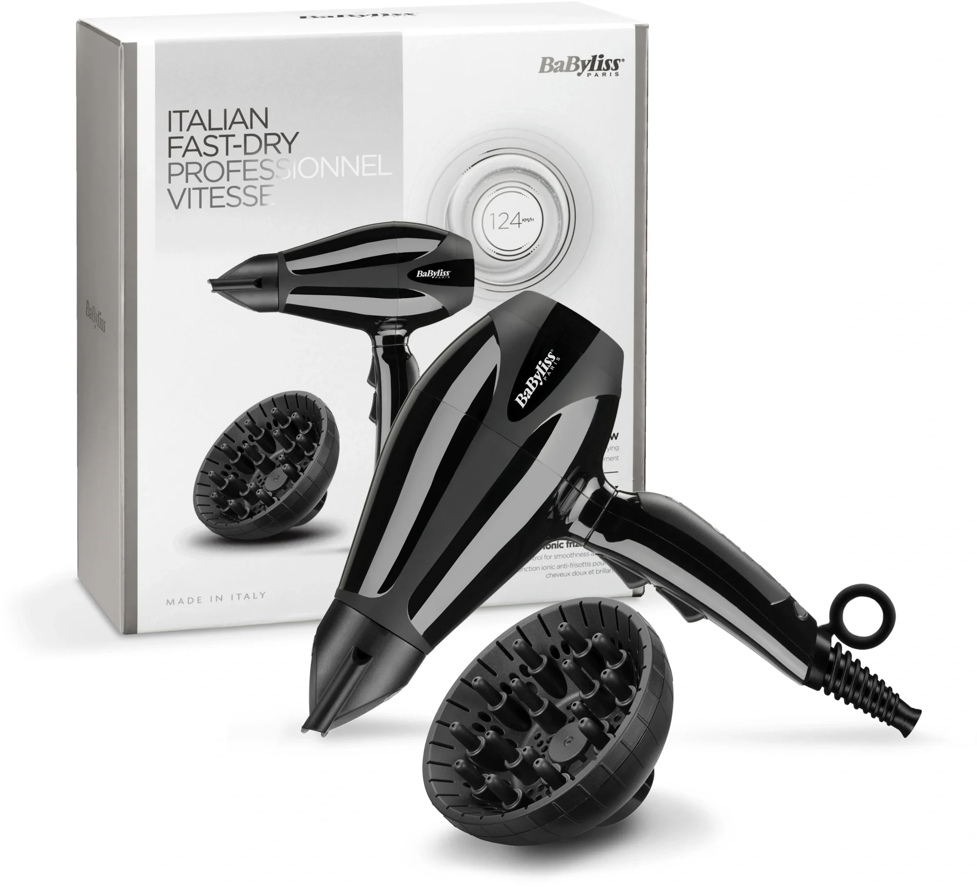 Фен Babyliss 6715DE, черный (6715DE)