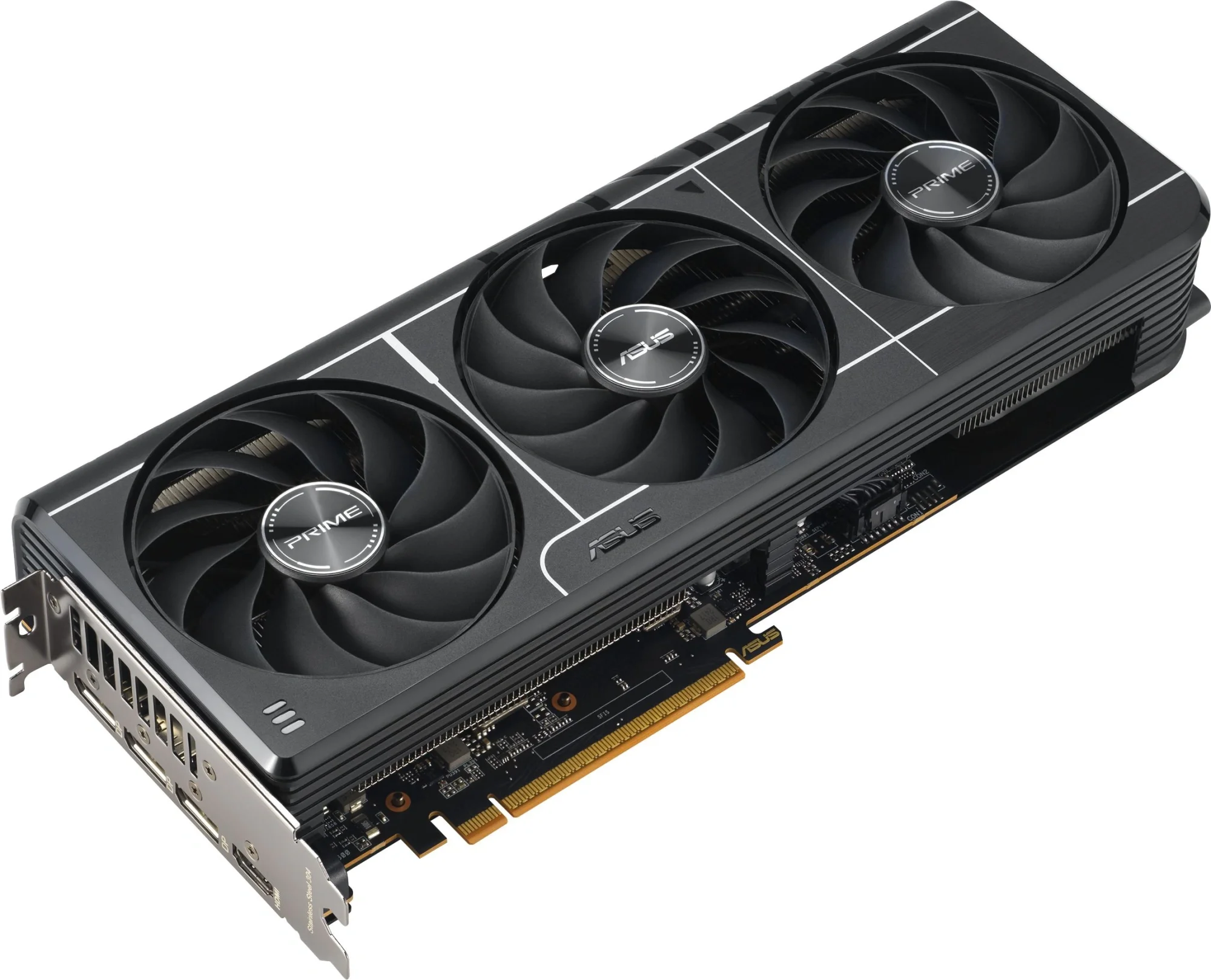 Видеокарта Asus AMD - Radeon RX 9070 PRIME OC, PCI-E 5.0, GDDR6 16GB 256bit, 1x HDMI, 3x DP, max 7680 x 4320 (8K), PRIME-RX9070-O16G-EVO