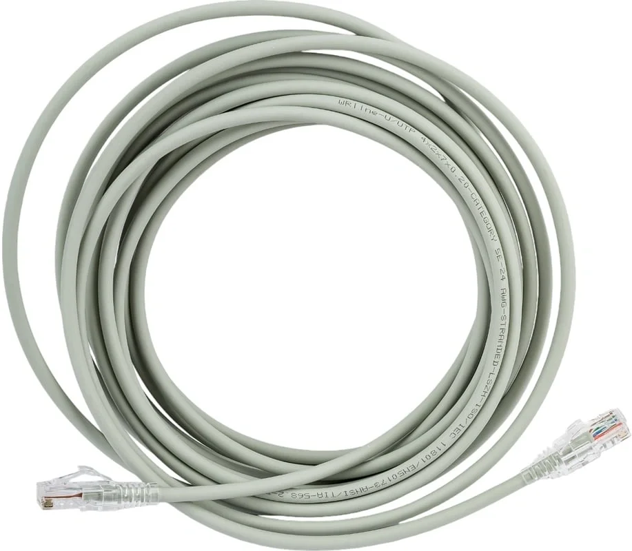 WRline WR-PC-RJ45-UTP-5E-7-GY Патч-корд U/UTP, категория 5е, 2xRJ45, неэкранированный, серый,  LSZH,  7м