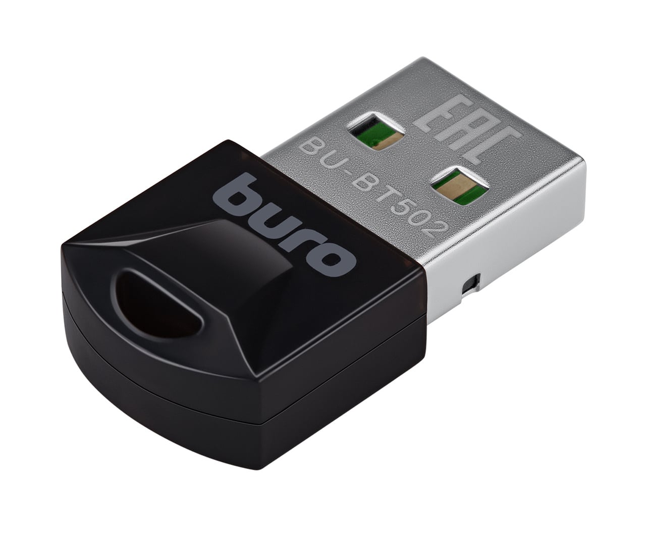 <095212> Адаптер Bluetooth Buro BU-BT502 5.0+EDR class 1.5 20м черный [BT502]