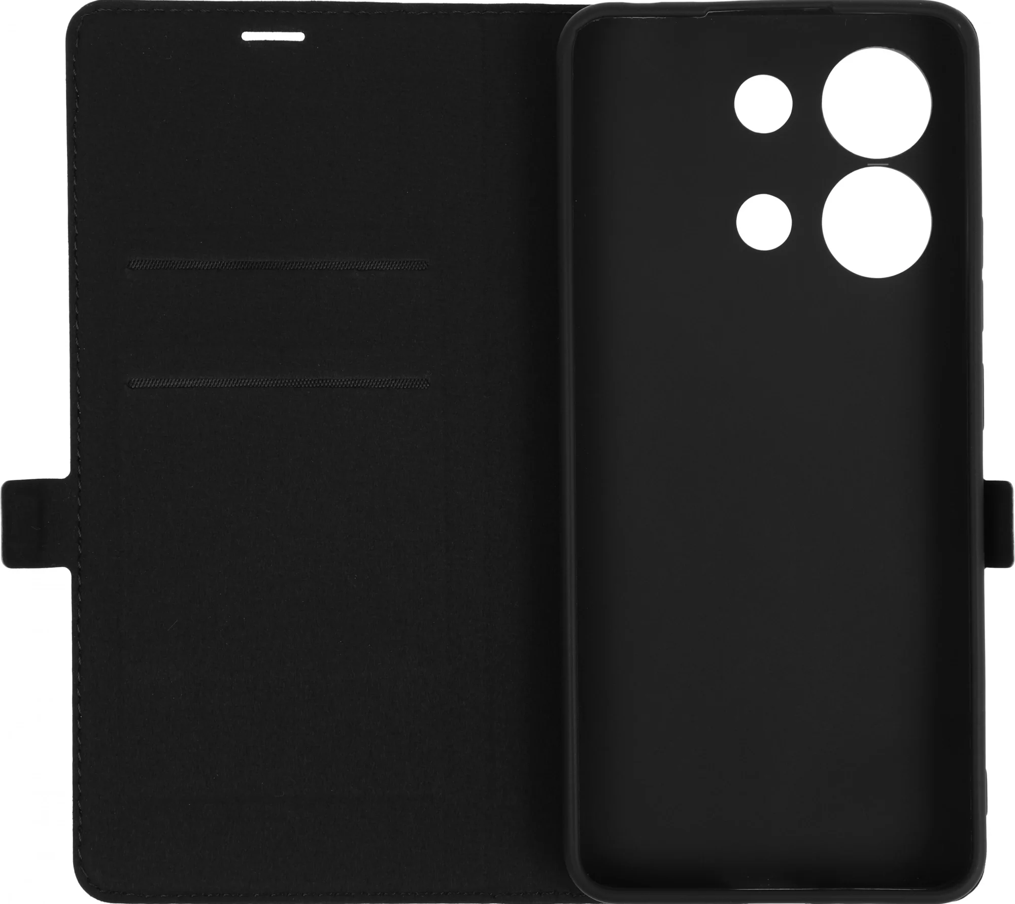 72993 Чехол (флип-кейс) BoraSCO для Xiaomi Redmi Note 13 4G Book  Case черный ()