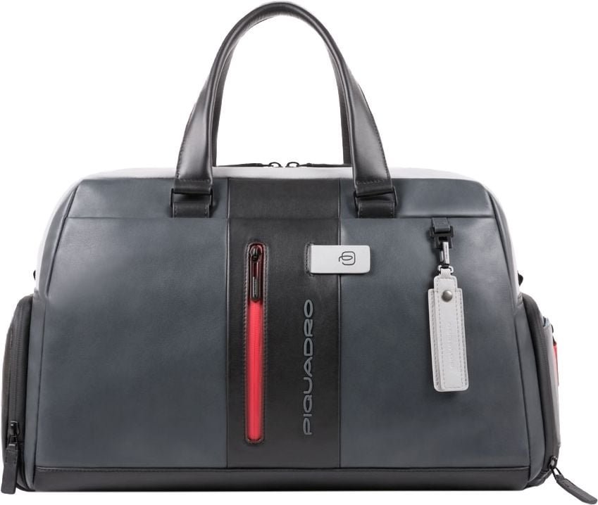 Сумка дорожная Piquadro Urban BV4447UB00/GRN серый/черный натур.кожа