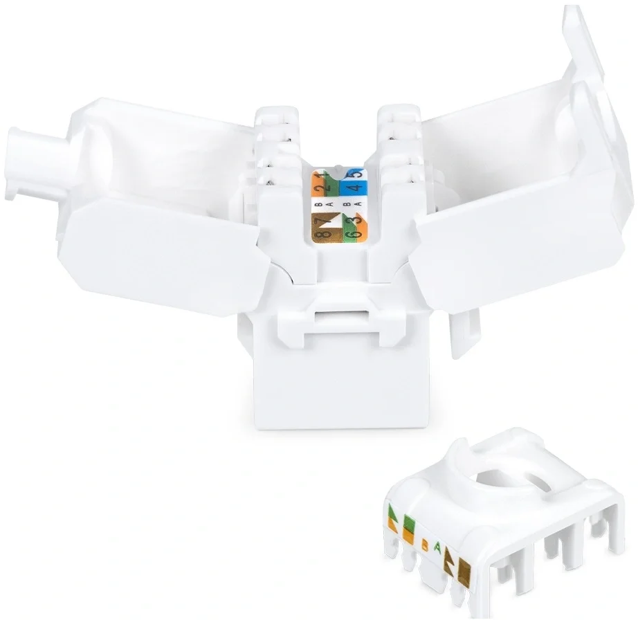 Вставка модульная Cabeus KJ-RJ45-Cat.5e-180-Toolless, Keystone RJ45, Cat.5e, Toolless