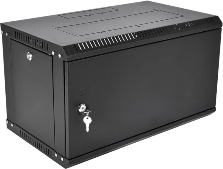 ШРН-Э-9.350.1-9005 Шкаф телекоммуникационный настенный ЦМО ШРН-Э 19" 9U 476х600х350 мм (ВхШхГ) дверь: металл боковая панель: сплошная съемная разборный цвет: чёрный
