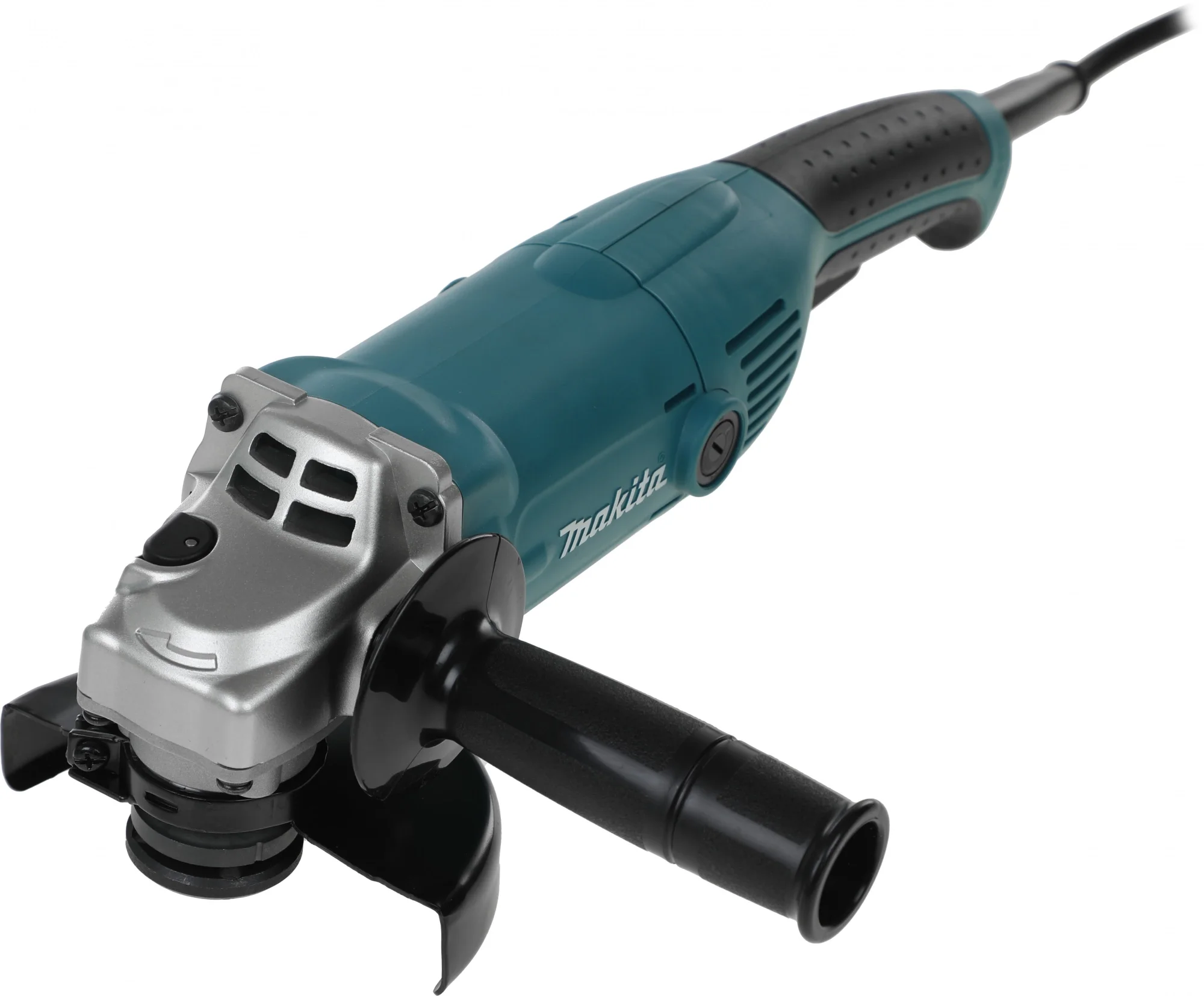 Makita GA5021 Угловая шлифовальная машина ф125мм [GA5021] {1050Вт,11000об\м,2.3кг,кор,муфта SJS,фикс вкл-ля,шлиф диск}