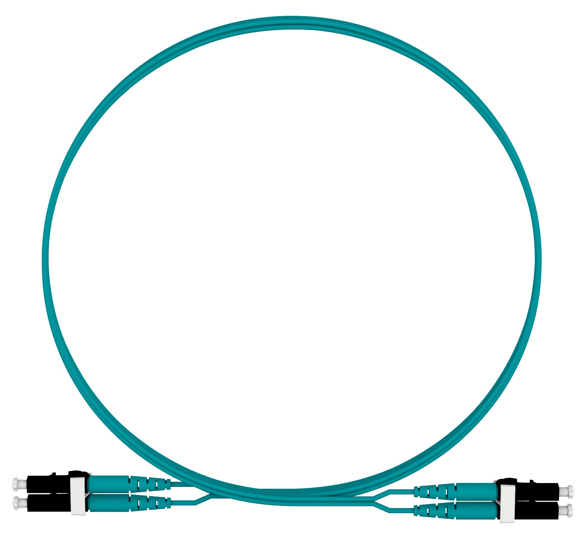 Патч-корд Panduit FZ2ELLNLNSNM002, OM4 LC-LC дуплекс, 2м, LSZH
