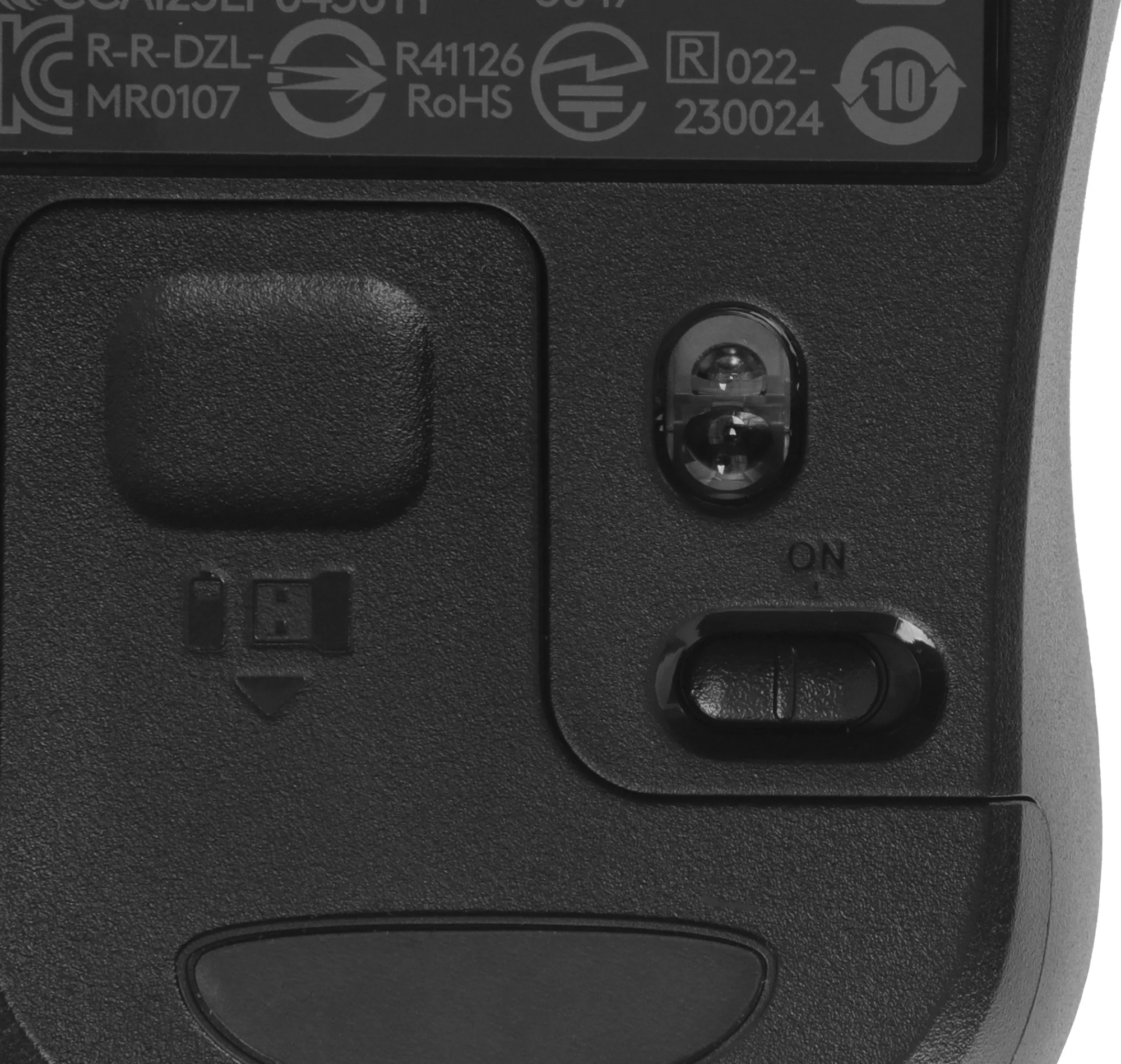 Мышь Logitech M186 черный/серый оптическая 1000dpi беспров. USB для ноутбука 2but (910-004131)