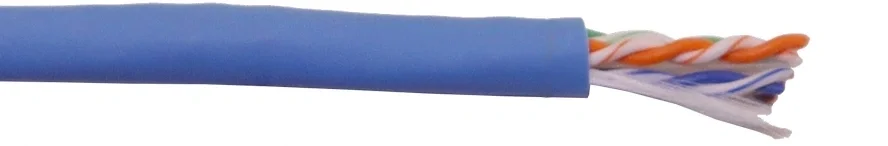 LAN-6AFTP-HFLT-BL Кабель информационный Lanmaster  кат.6A FTP 4 пары 23AWG  LSZH  внутренний  305м синий
