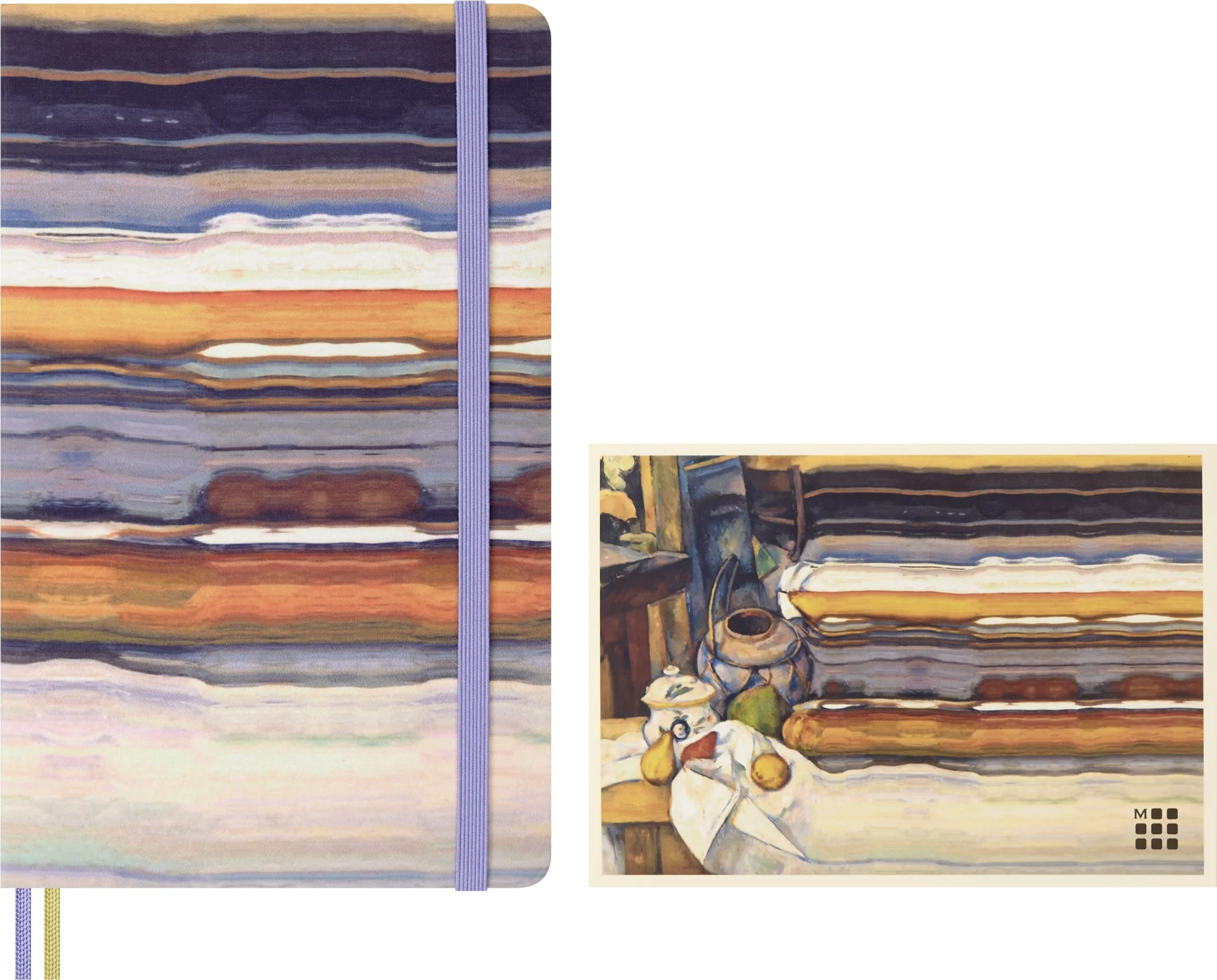 Еженедельник Moleskine LE MUSEE D`ORSAY Large 130х210мм недатир. обложка текстиль 176стр. сиреневый