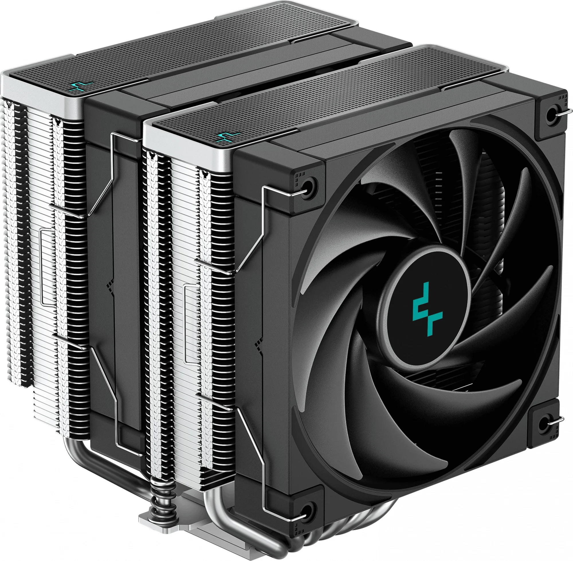 Вентилятор Deepcool AK620 RTL (727316) (Height 160mm, 6mm x 6pcs, Fan 120mm x 2, 500;1850RPM ±10%, < 28 dB(A), 4-pin PWM, TDP 260W, Screw, Socket AMD AM4, Intel LGA 2066/2011-v3/2011/1200/115x) (727316) (R-AK620-BKNNMT-G)