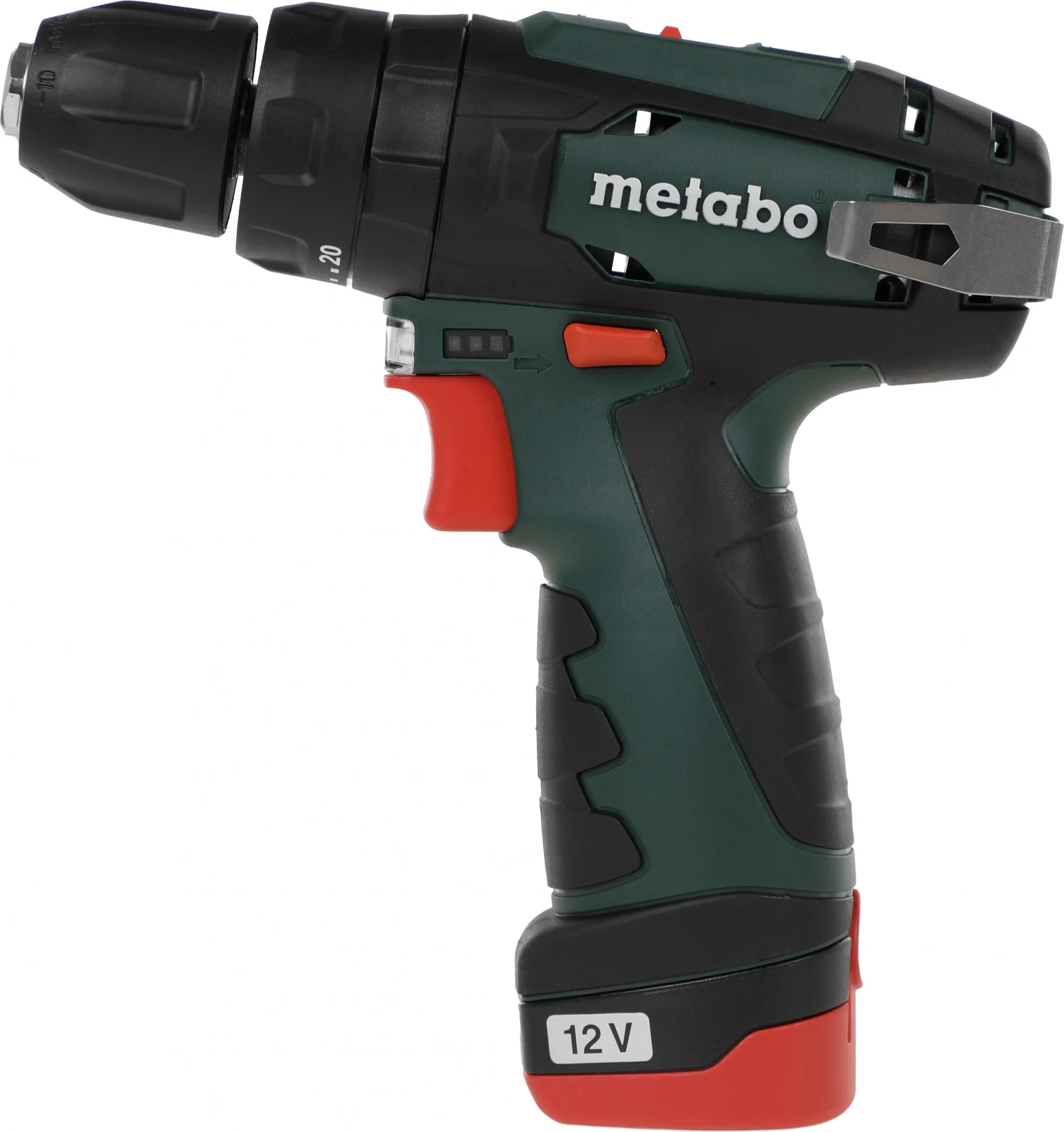 Metabo PowerMaxx SB Ударная дрель-шуруповерт [600385500] { 10.8 В, 2 Ач, БЗП,34 Нм, 1.12 кг }