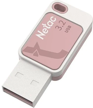 USB накопитель Netac - UA31, USB Type A (USB 2.0), 64 ГБ, цвет розовый, NT03UA31N-064G-20PK