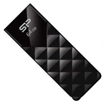 Флеш накопитель 64Gb USB 2.0 Silicon Power Ultima Ultima U03, черный (SP064GbUF2U03V1K)