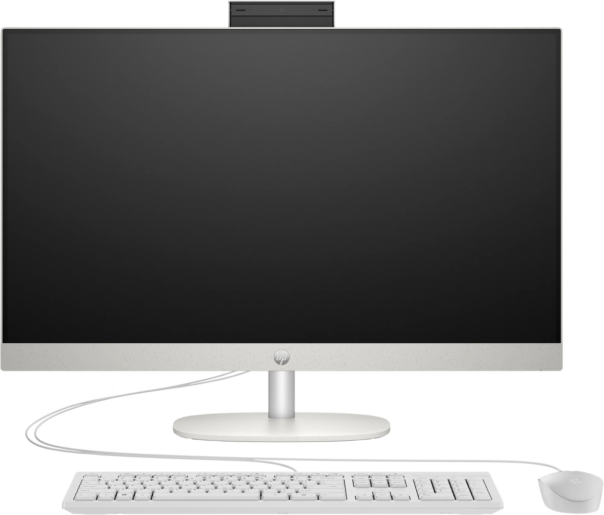 Моноблок HP 24-cr0012i 23.8" Full HD i3 N300 (0.8) 8Gb SSD512Gb UHDG FreeDOS GbitEth WiFi BT 65W клавиатура мышь Cam белый 1920x1080