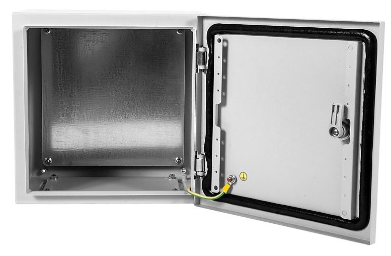 EMW-800.600.210-1-IP66 Шкаф электротехнический настенный Elbox EMW IP66 800х600х210 мм (ВхШхГ) дверь: металл корпус: металл цвет: серый