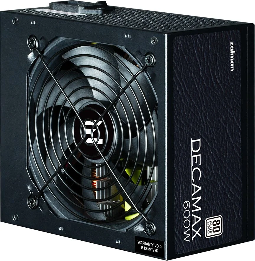 Блок питания ZALMAN 600W DecaMax ZM600-LX3 черный (ATX, 80+, APFC, 20+4P, 2xPCIe 6+2P, 3хMolex, 6xSATA, 120mm fan, RTL) (ZM600-LX3)