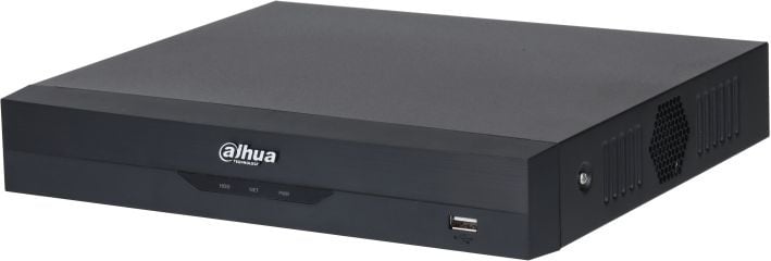 8-канальный HDCVI-видеорегистратор с FR Формат видеосигнала: HDCVI AHD TVI IP CVBS; отображение: до 8Мп; запись: до 8Мп@7к/с 4M-N@25к/с; кодирование: AI/H.265+ H.265 H.264+ H.264; IP-каналы: до 16 каналов до 8Мп; накопители: 1 SATA III до 16Тбайт; видеовых