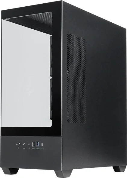 Корпус для ПК Chieftec - Vista, mITX, mATX, ATX, 2х2.5", 1х3.5", 1xUSB2.0, 1xUSB3.0, Midi Tower, без БП, цвет чёрный, GT-01B-OP
