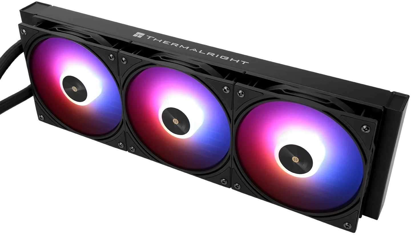 Система жидкостного охлаждения Thermalright Frozen Warframe PRO 360 ARGB Soc-AM5/AM4/1200/1700/1851 черный 4-pin 29.8dB Al LCD Ret (F-WFRAME-PRO-360-BL-ARGB)