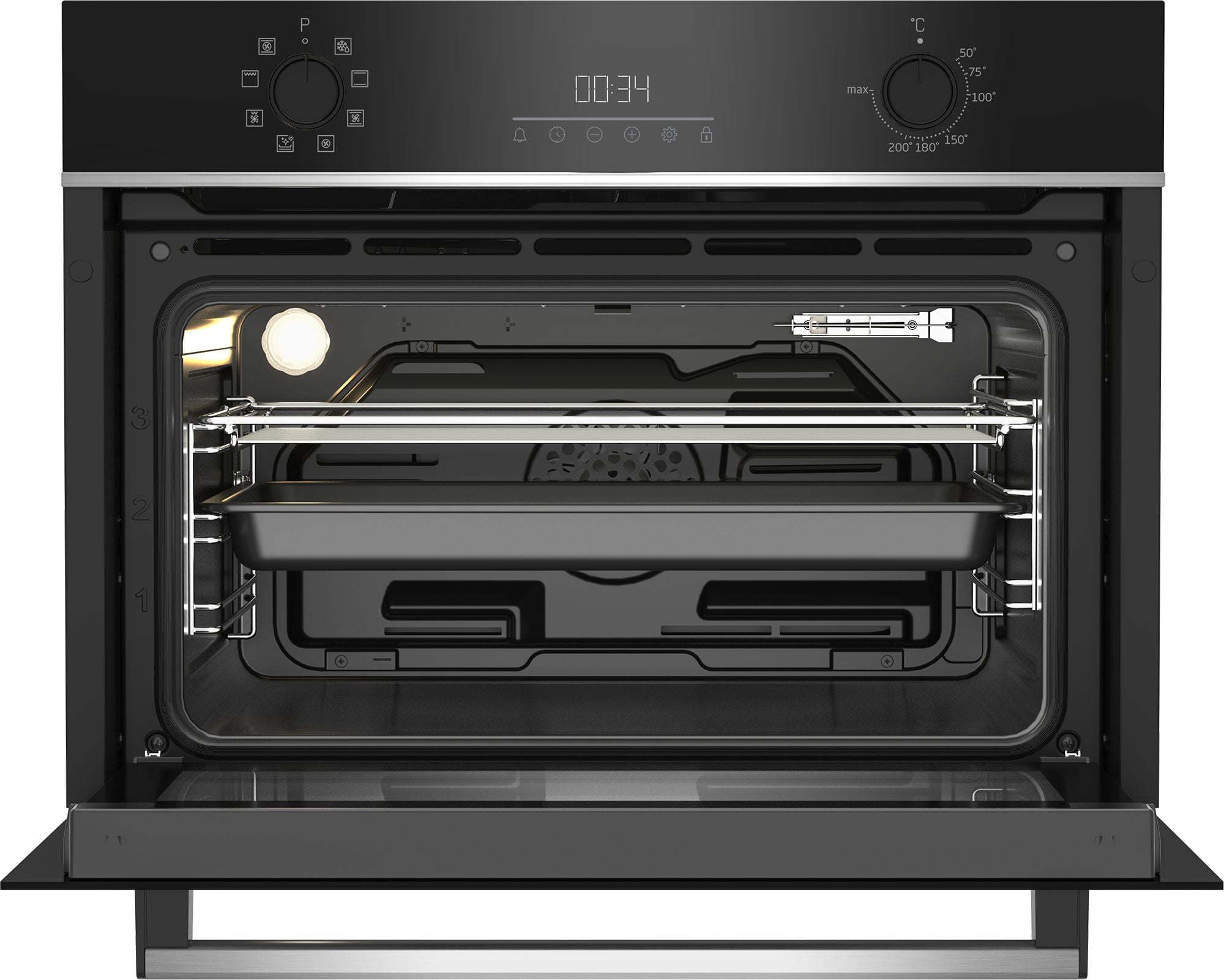 Электрический духовой шкаф Beko BBCM13300X, нержавеющая сталь/черный (7780382908)