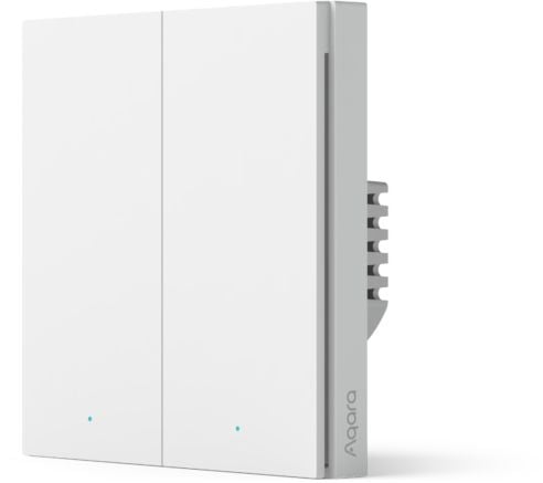 Умный дом Aqara Выключатель Aqara Умный выключатель Aqara Smart wall switch H1 (no neutral, double rocker) WS-EUK02