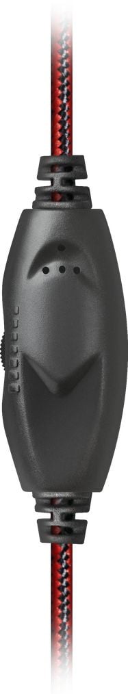 Наушники с микрофоном Defender Warhead G-370 черный/красный 2м накладные оголовье (64037)