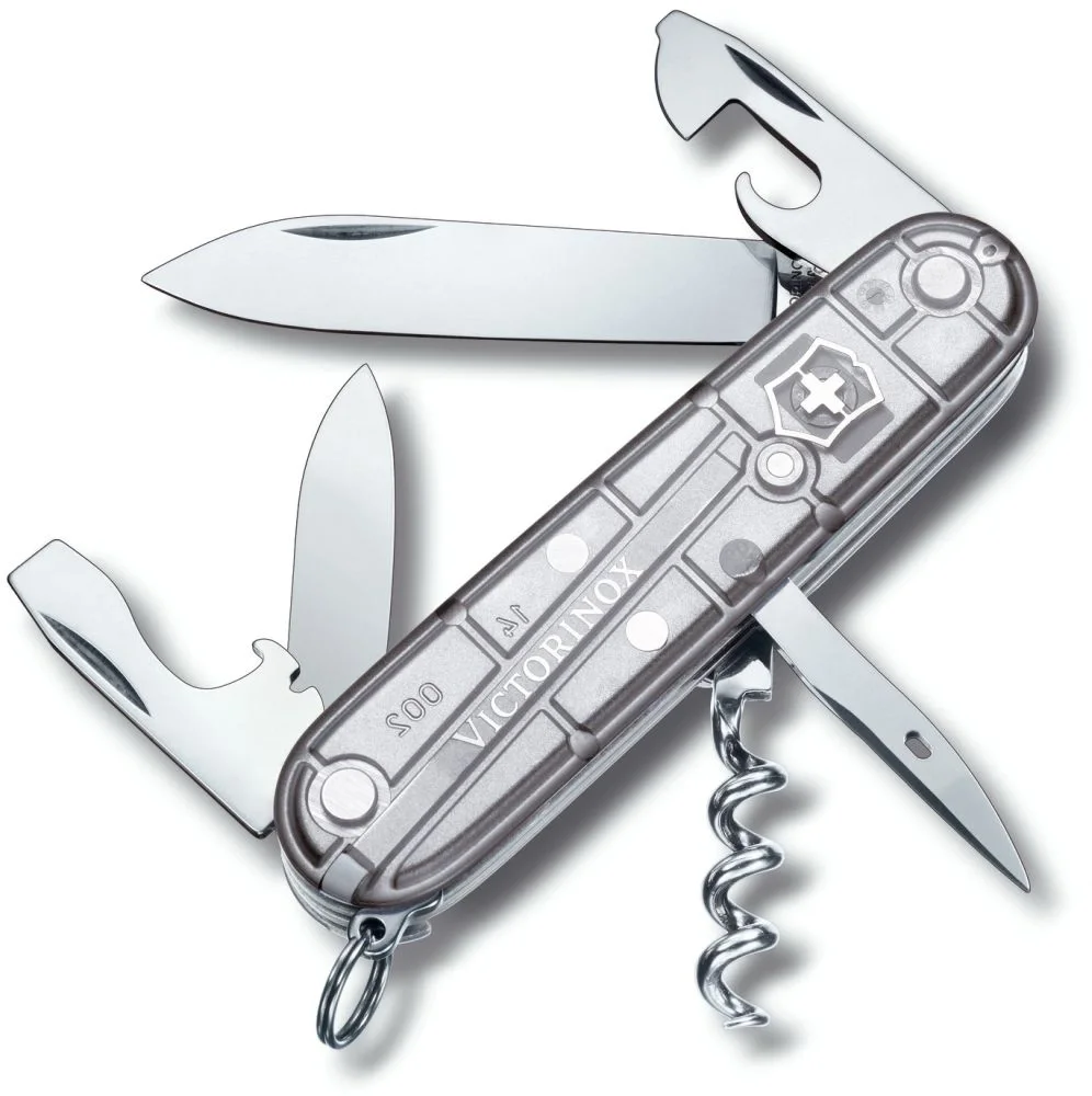 Нож перочинный Victorinox Spartan SilverTech 1.3603.T 91мм 12 функций полупрозрачный серебристый