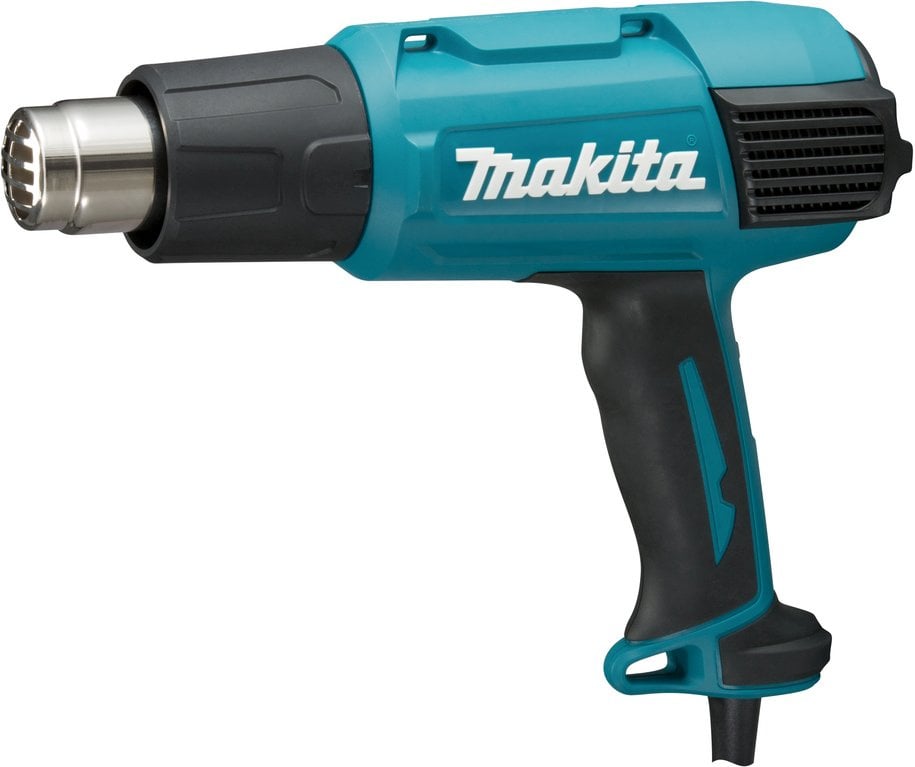 Фен промышленный Makita HG6031VK 1800Вт 50/600С 250/500л/мин 4 насадки тепловая защита
