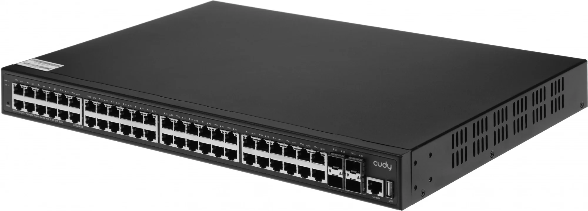 Коммутатор Cudy GS5048S4, L3, 48×1GbE, 4×10G SFP+, 1U